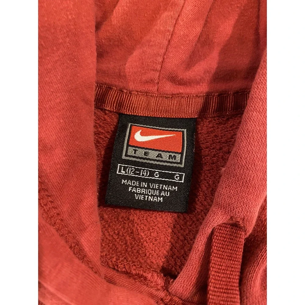 Boys Nike Alabama Crimson Tide Hoodie Sweatshirt Vintage Center Check‎ L(12-14)
